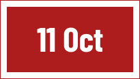 Red rectangle with "11 Oct" text.